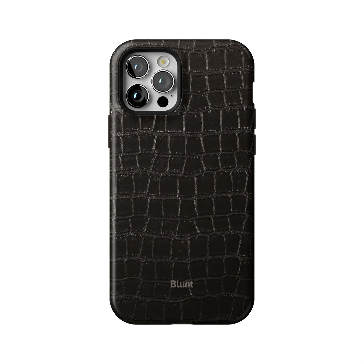Onyx Croc iPhone Case