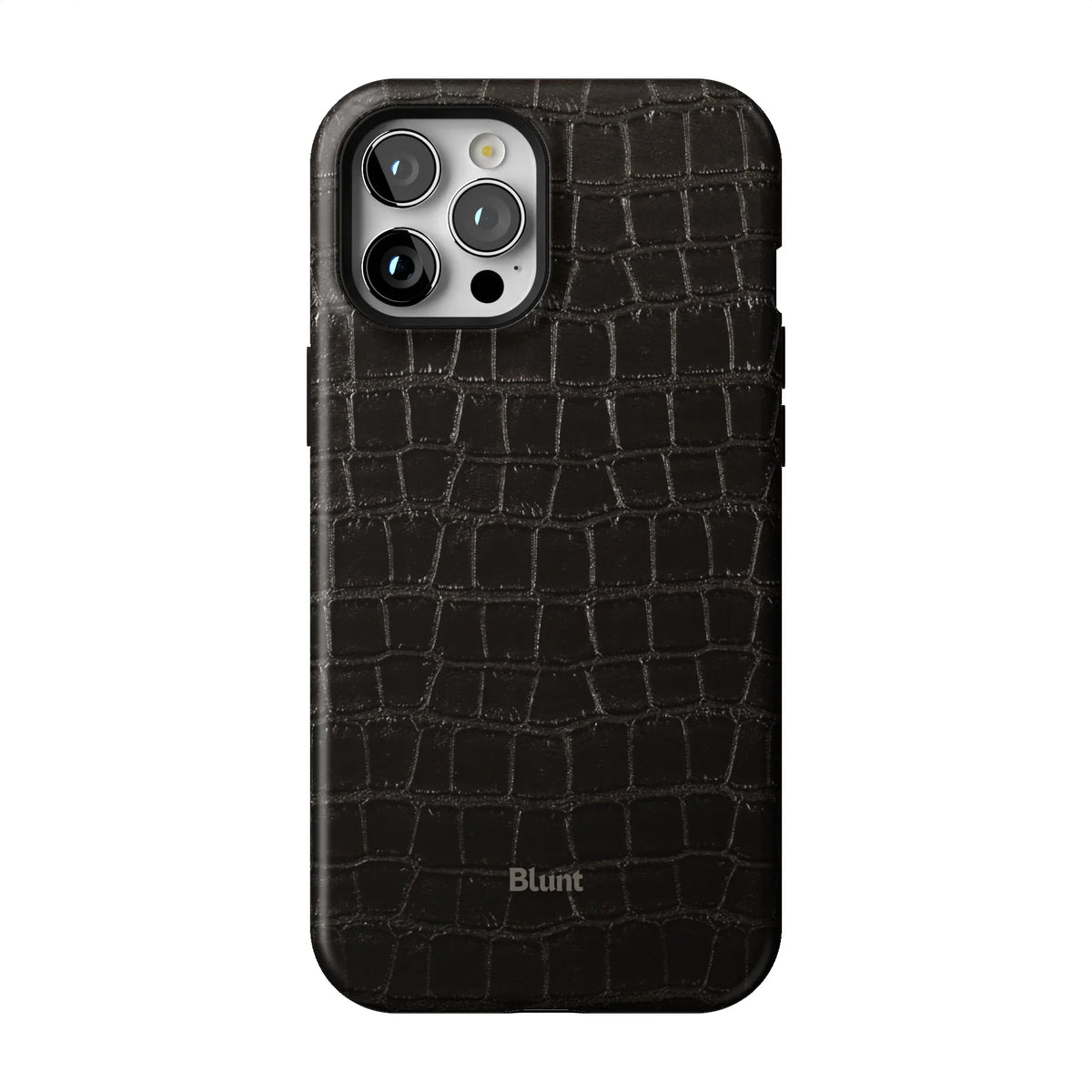 Onyx Croc iPhone Case