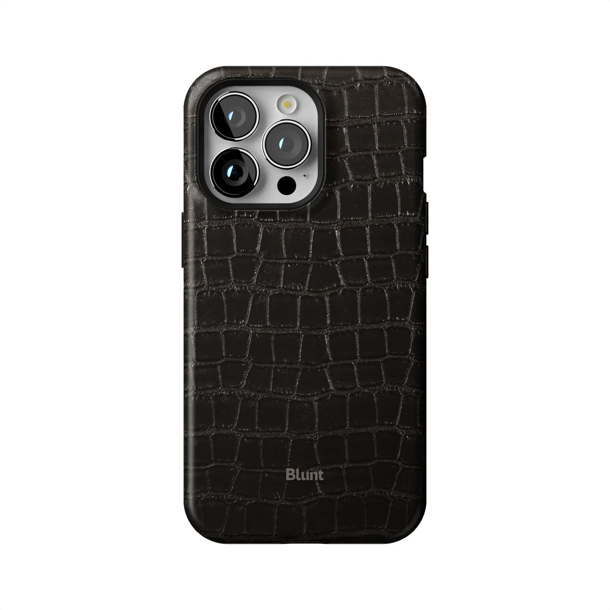 Onyx Croc iPhone Case