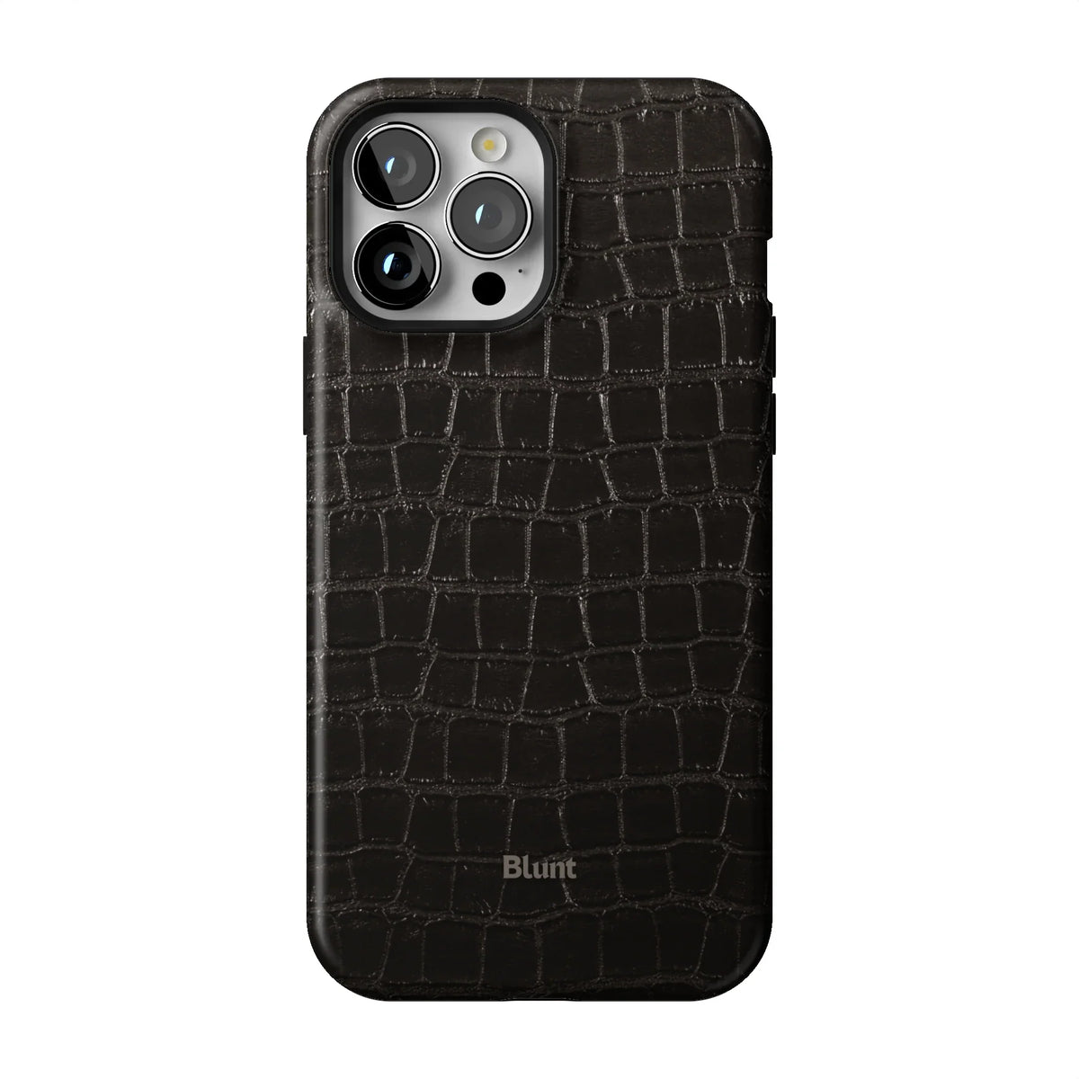 Onyx Croc iPhone Case