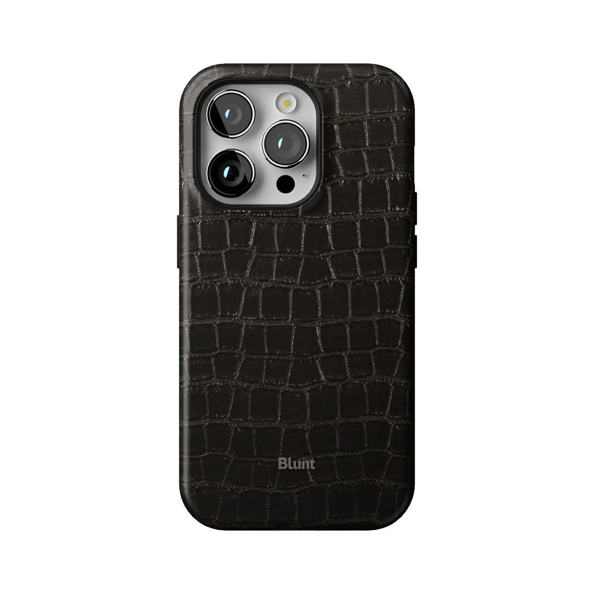 Onyx Croc iPhone Case