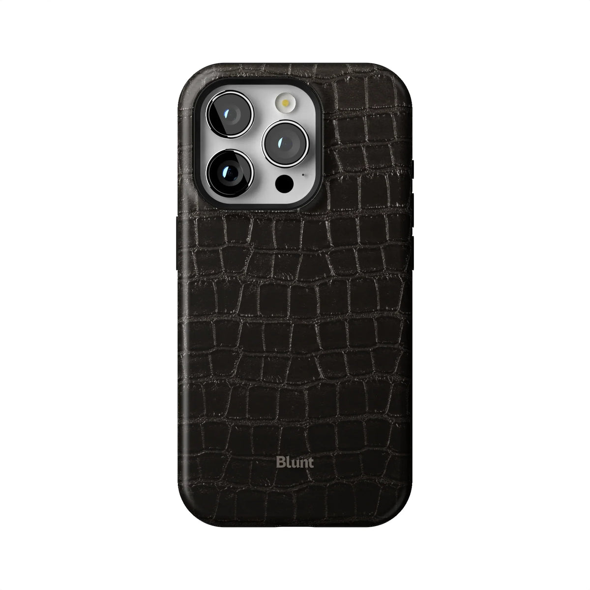 Onyx Croc iPhone Case