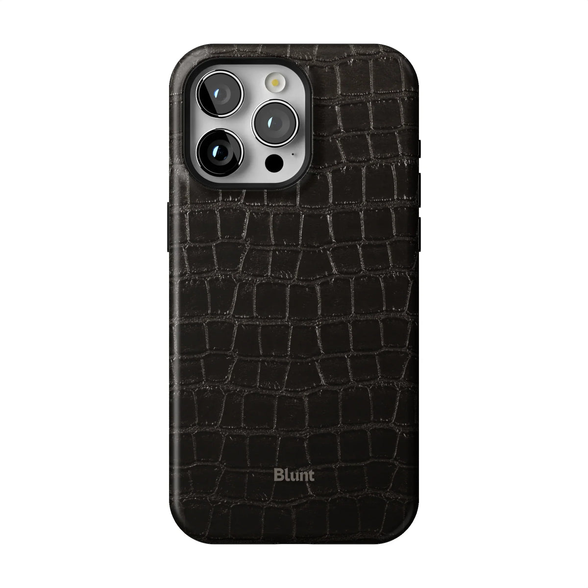 Onyx Croc iPhone Case