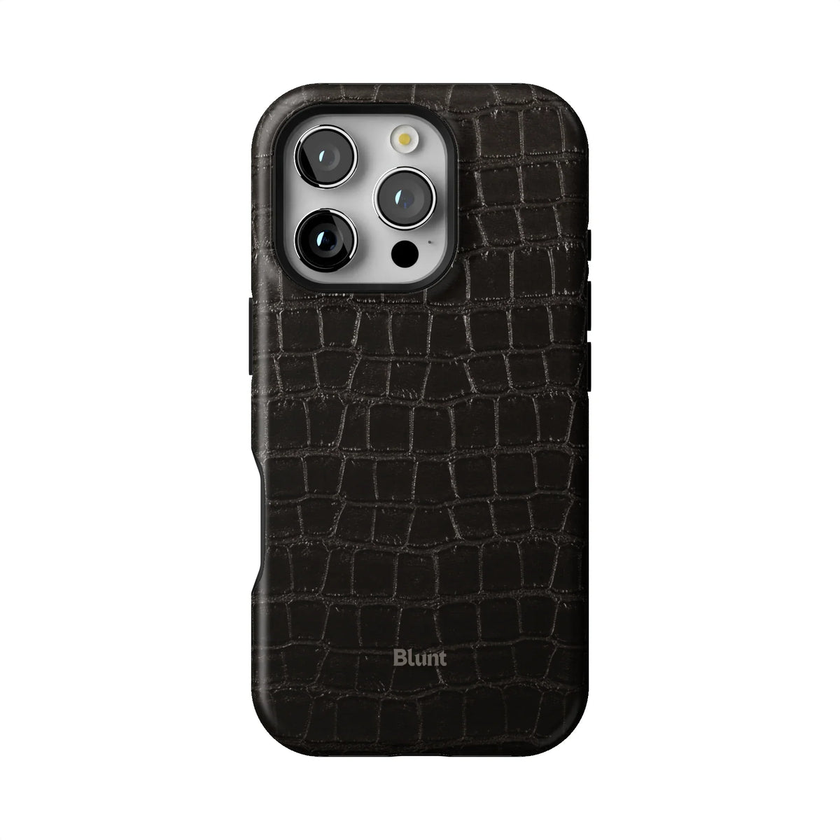 Onyx Croc iPhone Case