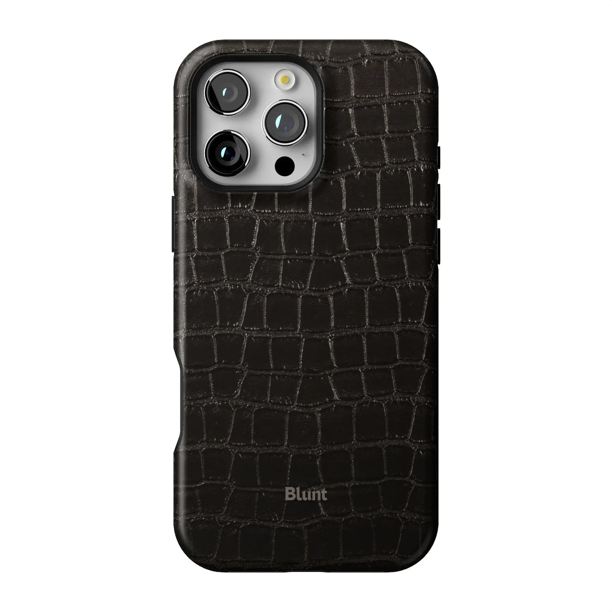 Onyx Croc iPhone Case