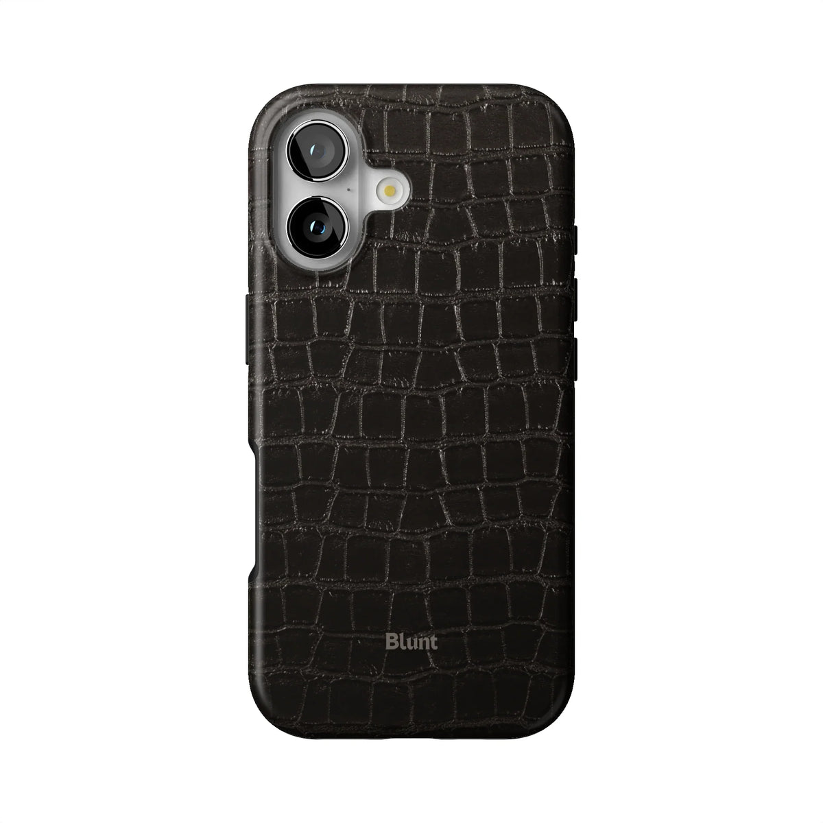 Onyx Croc iPhone Case