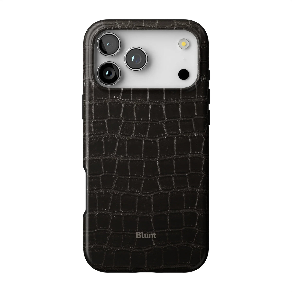 Onyx Croc iPhone Case