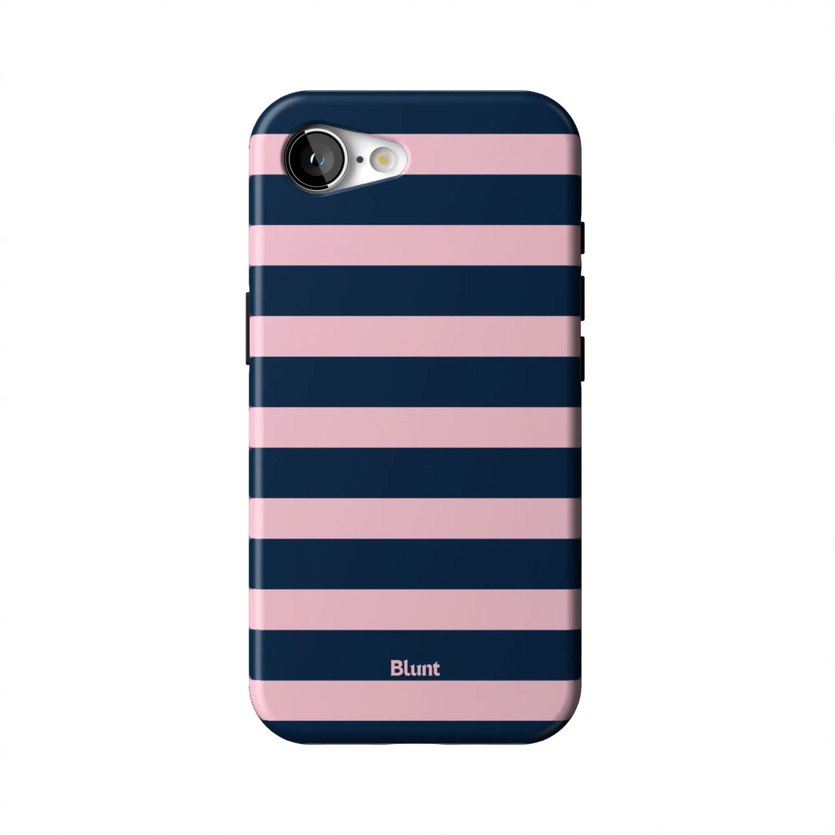 Blueberry Blush Stripe iPhone Case
