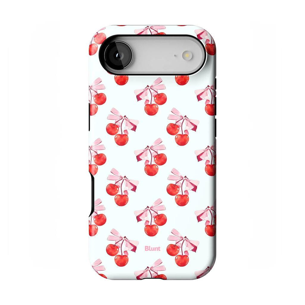White Cherry iPhone Case