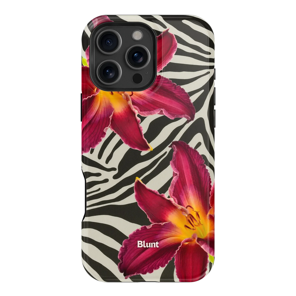 Zebra Lily iPhone Case