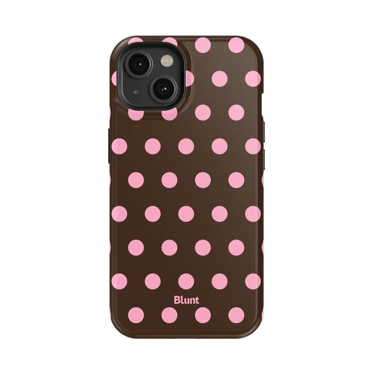 Chocolate Polka iPhone Case