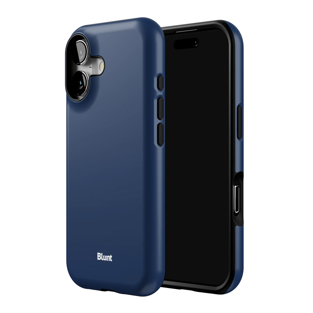 Navy Ink iPhone Case