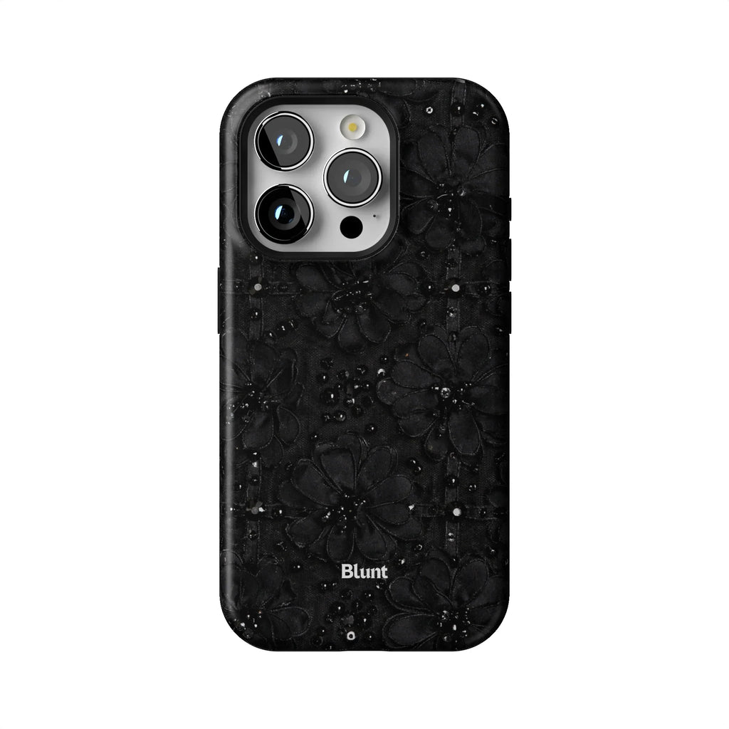 Noir Bloom iPhone Case