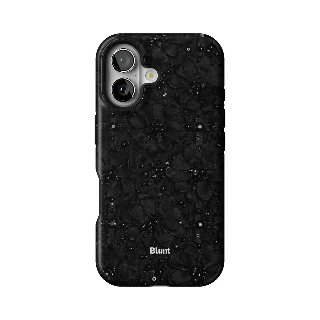 Noir Bloom iPhone Case