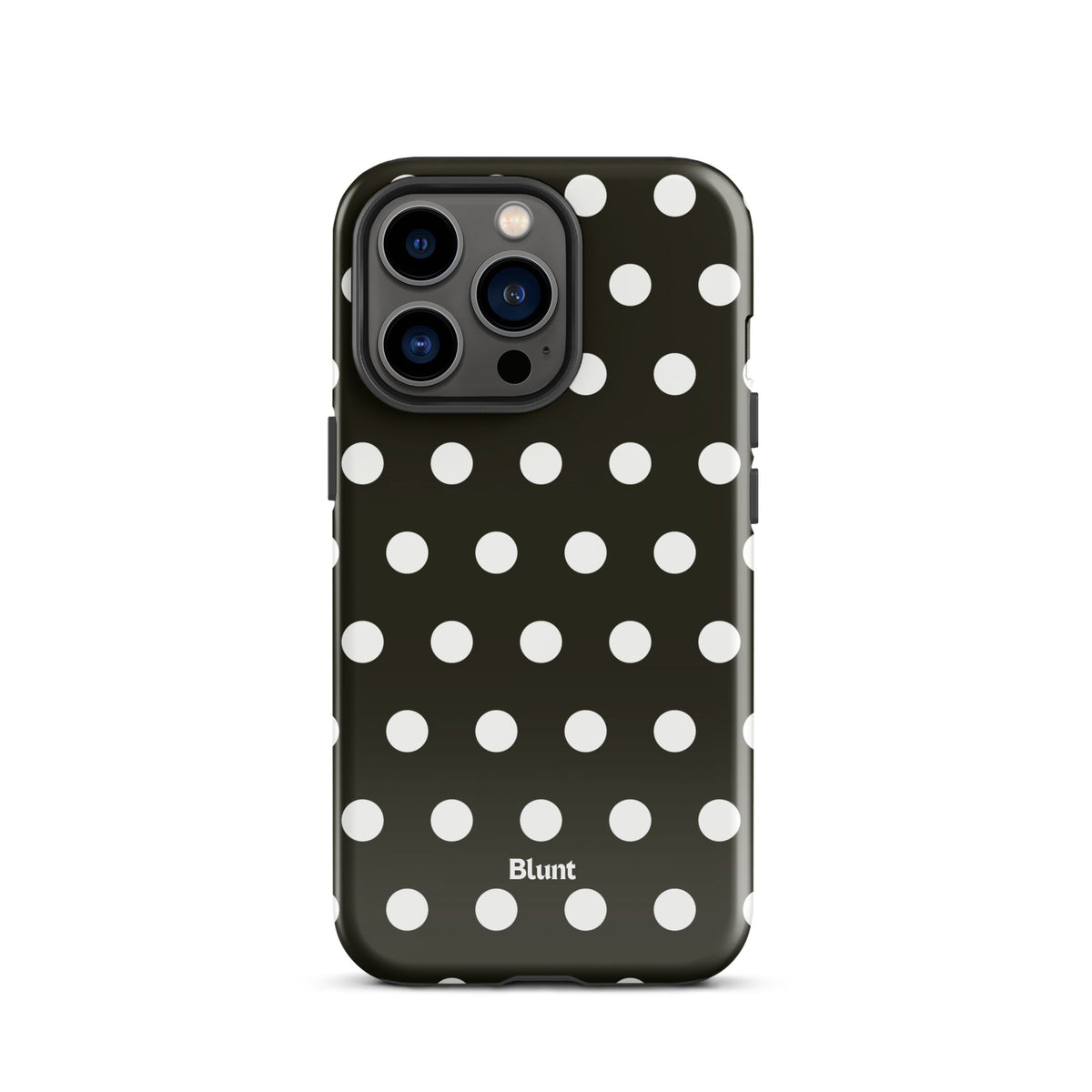 Noir Polka iPhone Case