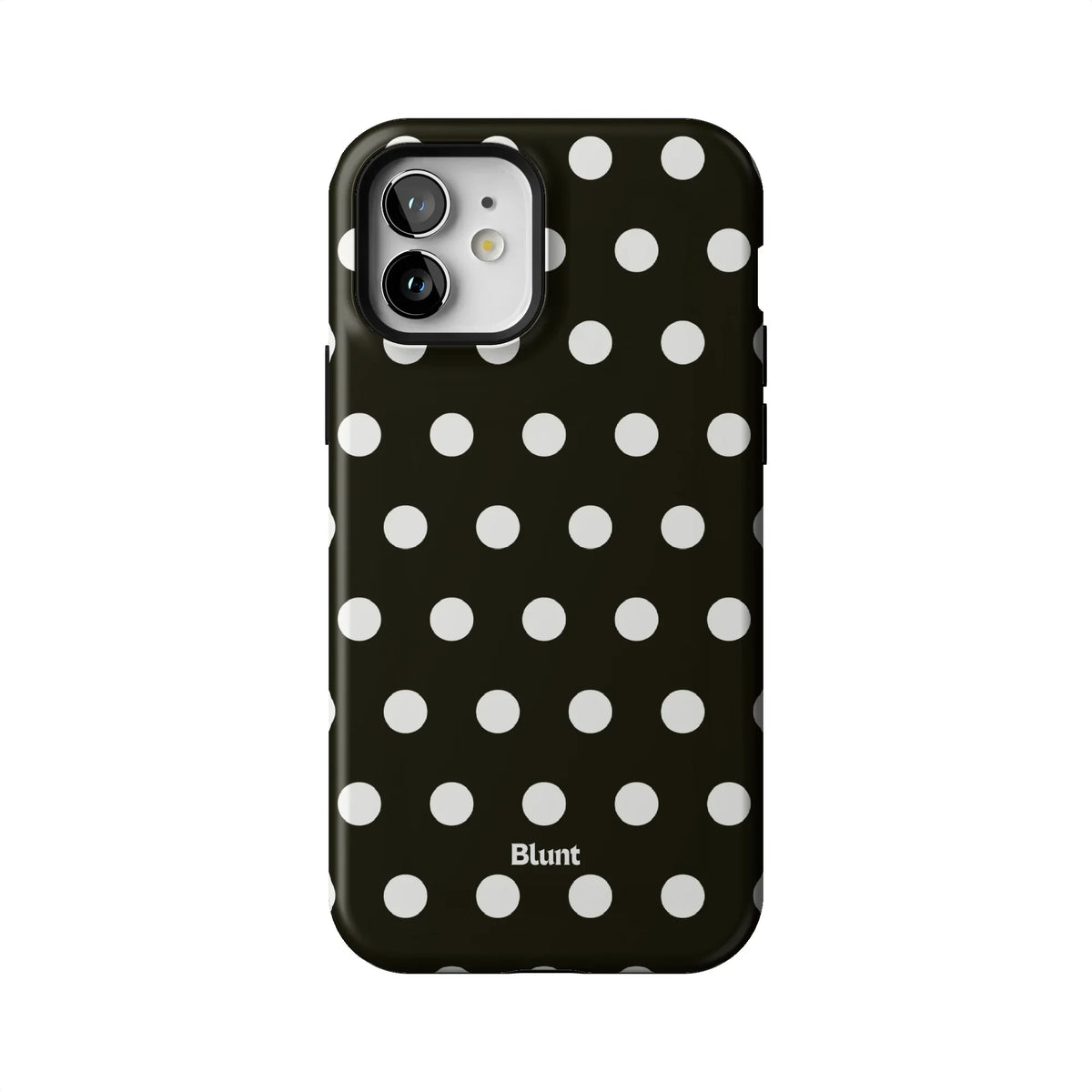 Noir Polka iPhone Case