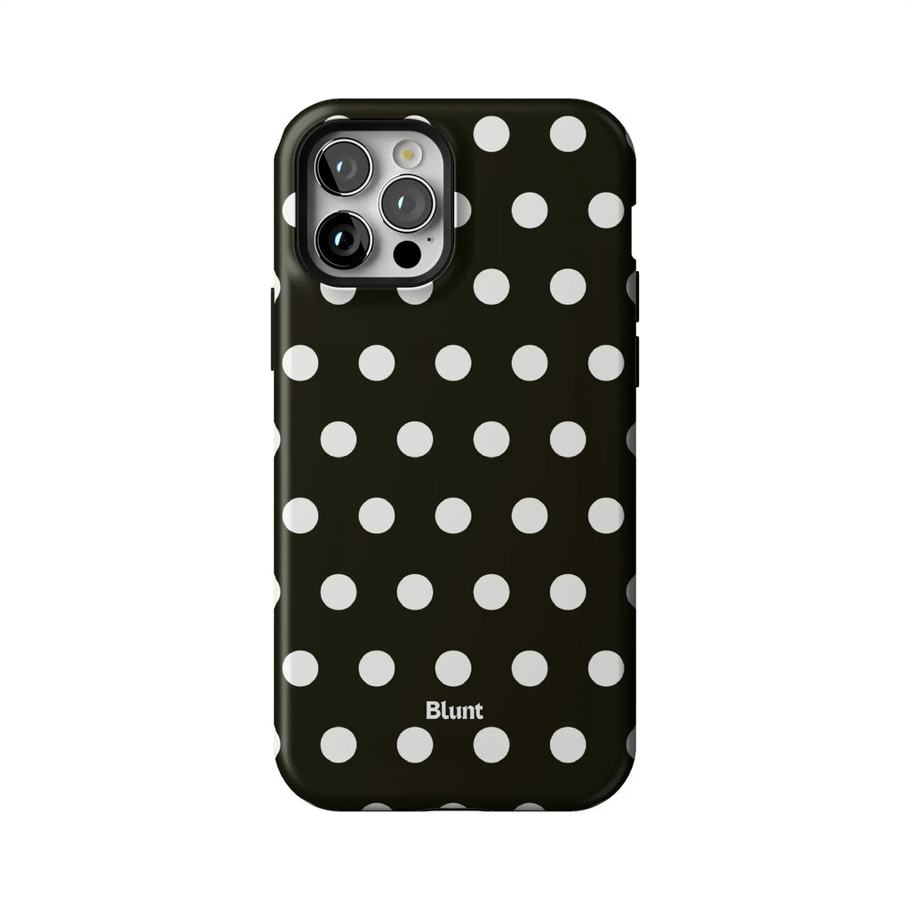 Noir Polka iPhone Case