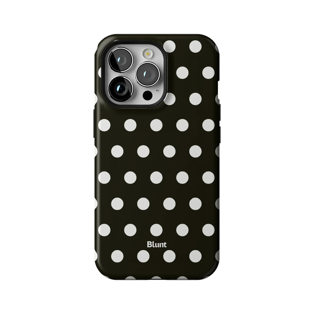 Noir Polka iPhone Case