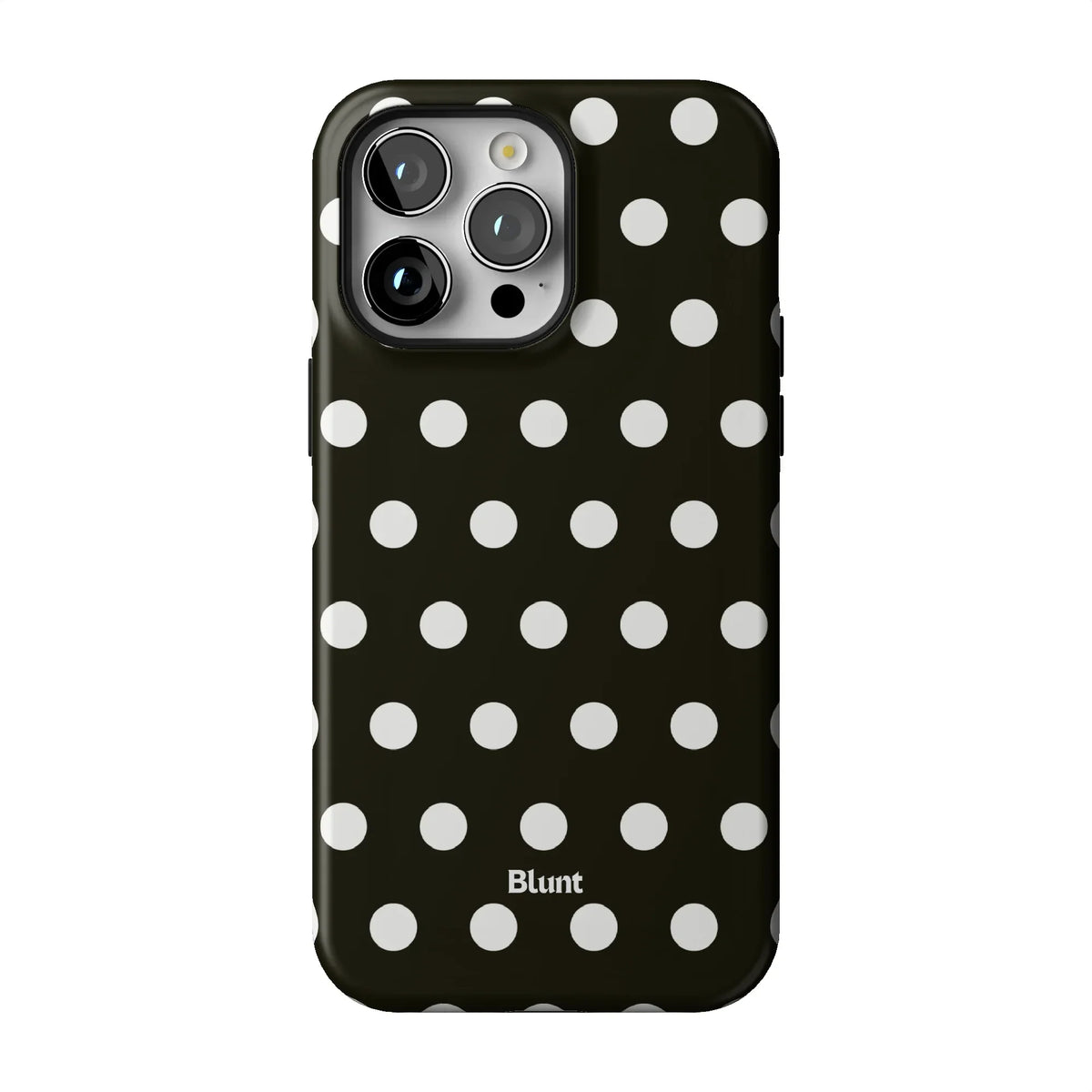Noir Polka iPhone Case