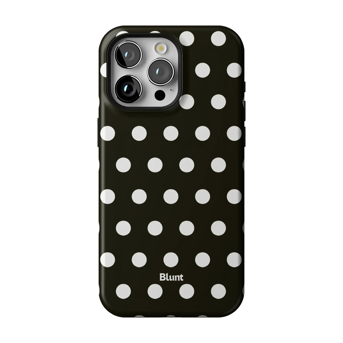 Noir Polka iPhone Case