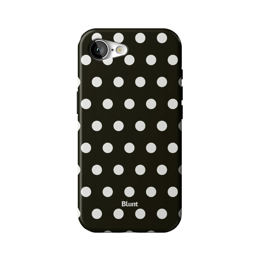 Noir Polka iPhone Case