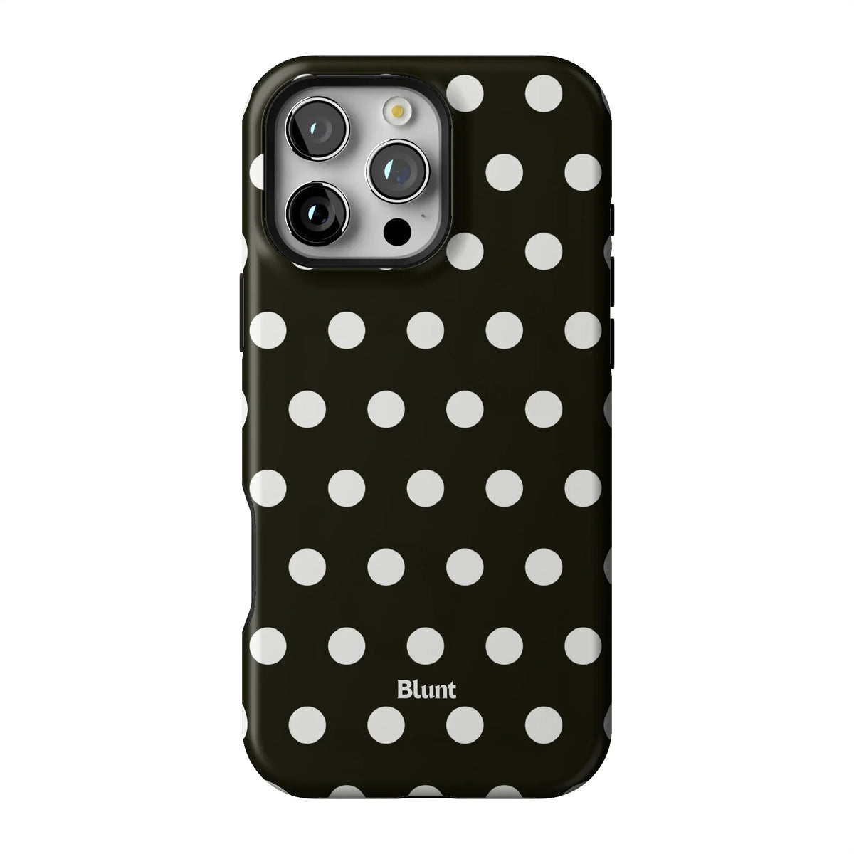 Noir Polka iPhone Case