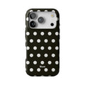 Noir Polka iPhone Case
