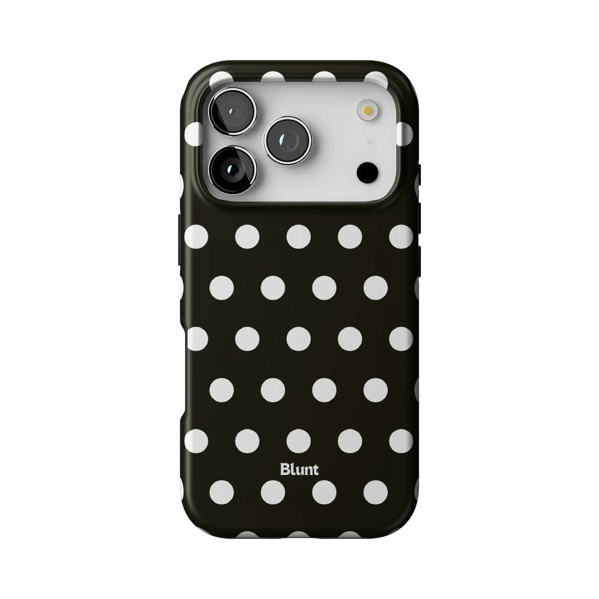 Noir Polka iPhone Case