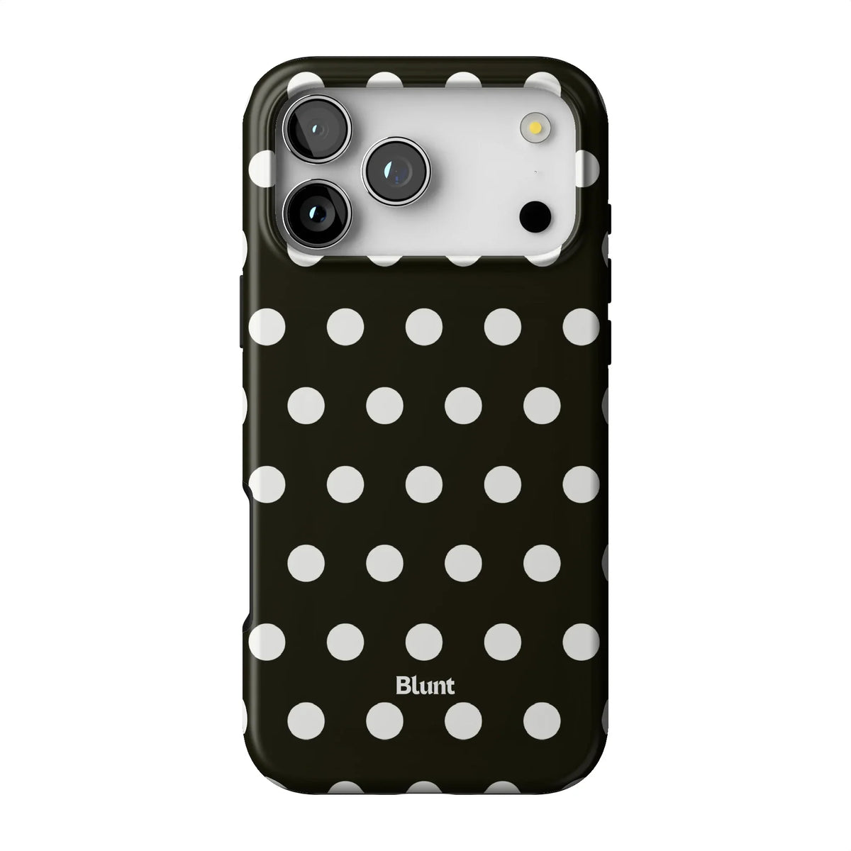 Noir Polka iPhone Case