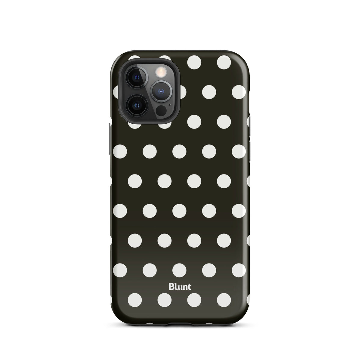Noir Polka iPhone Case