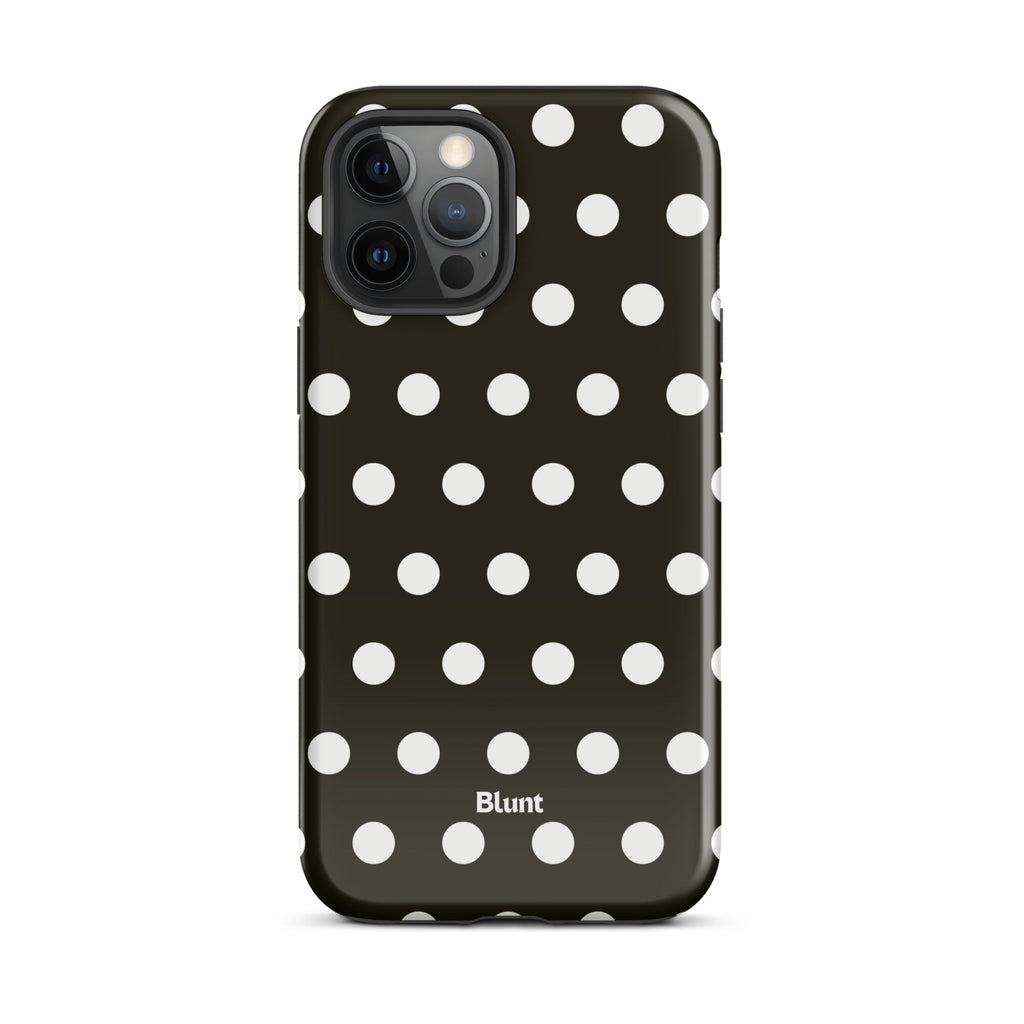 Noir Polka iPhone Case