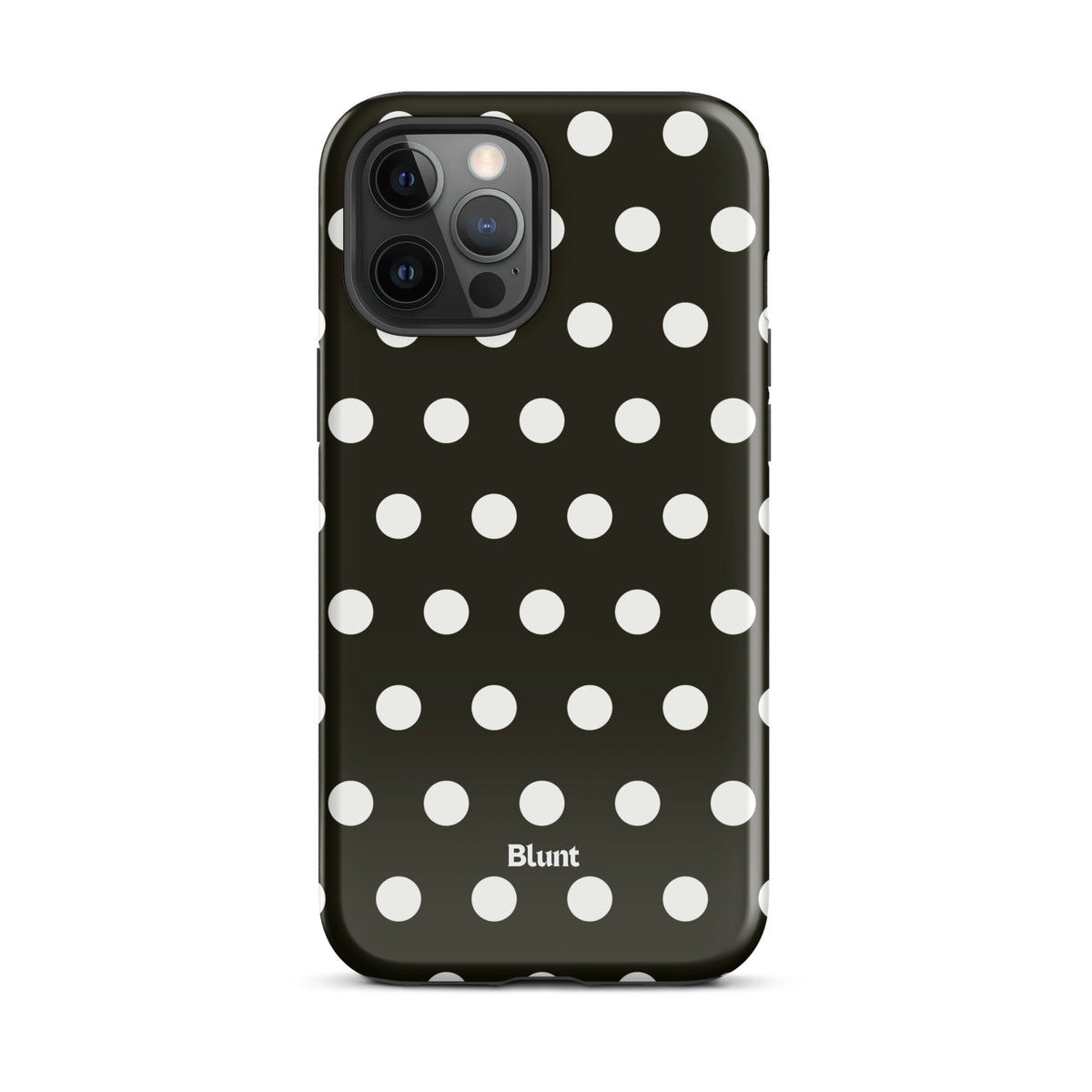 Noir Polka iPhone Case