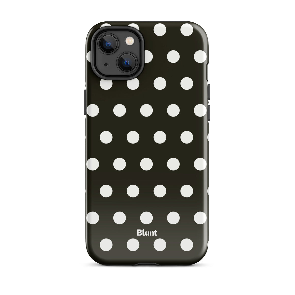 Noir Polka iPhone Case