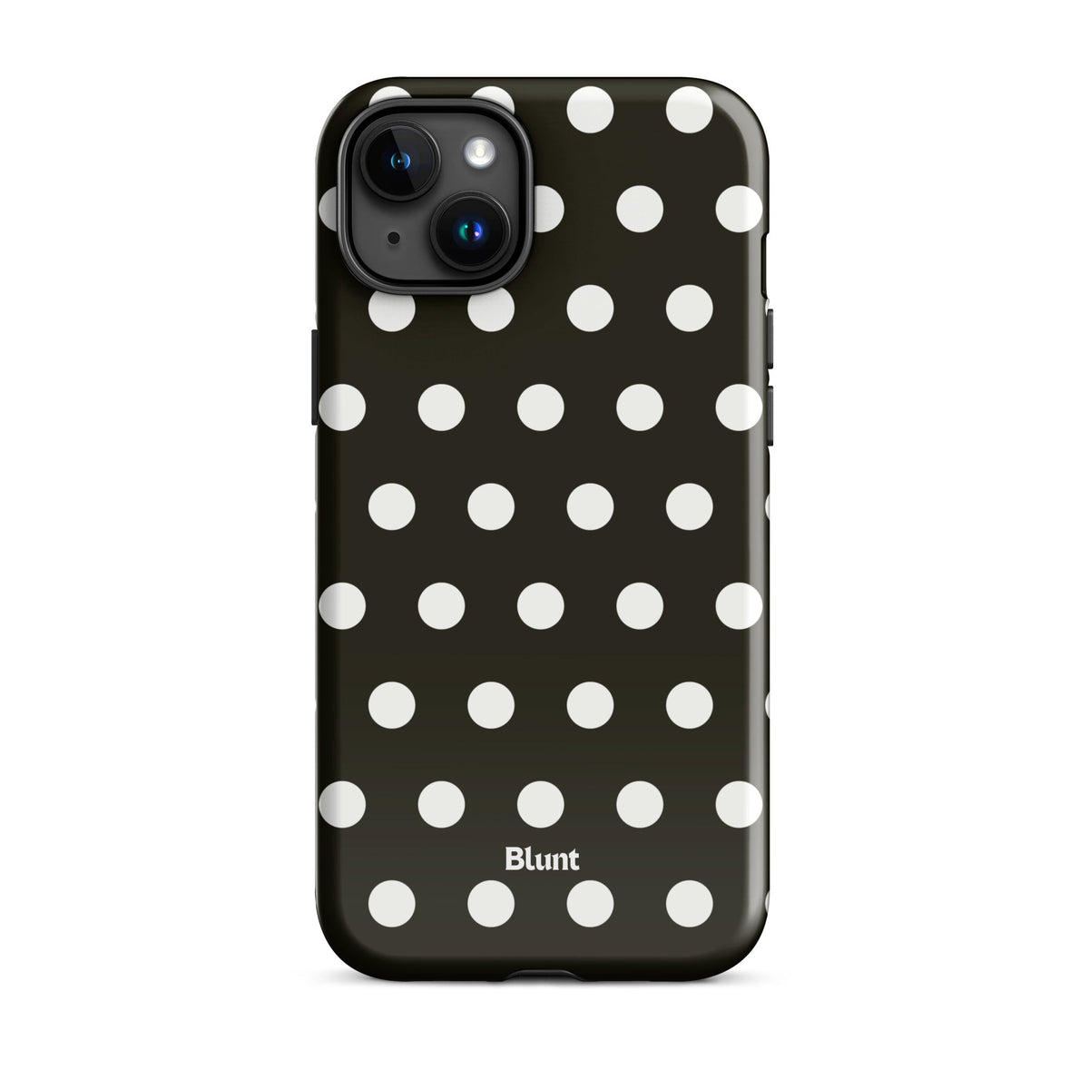 Noir Polka iPhone Case