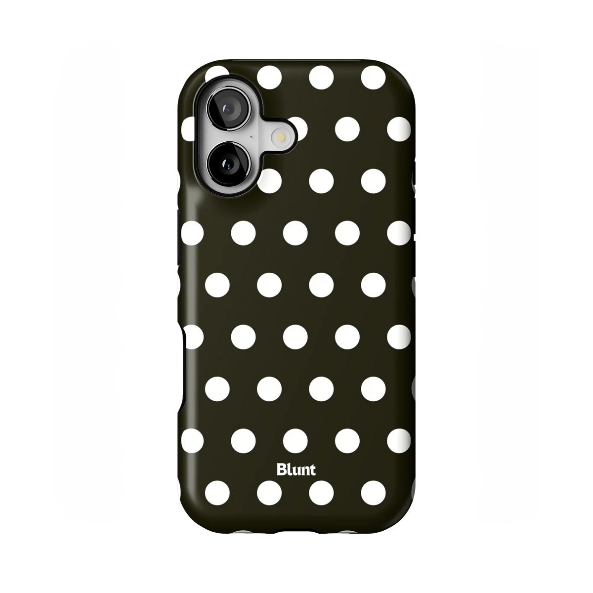 Noir Polka iPhone Case