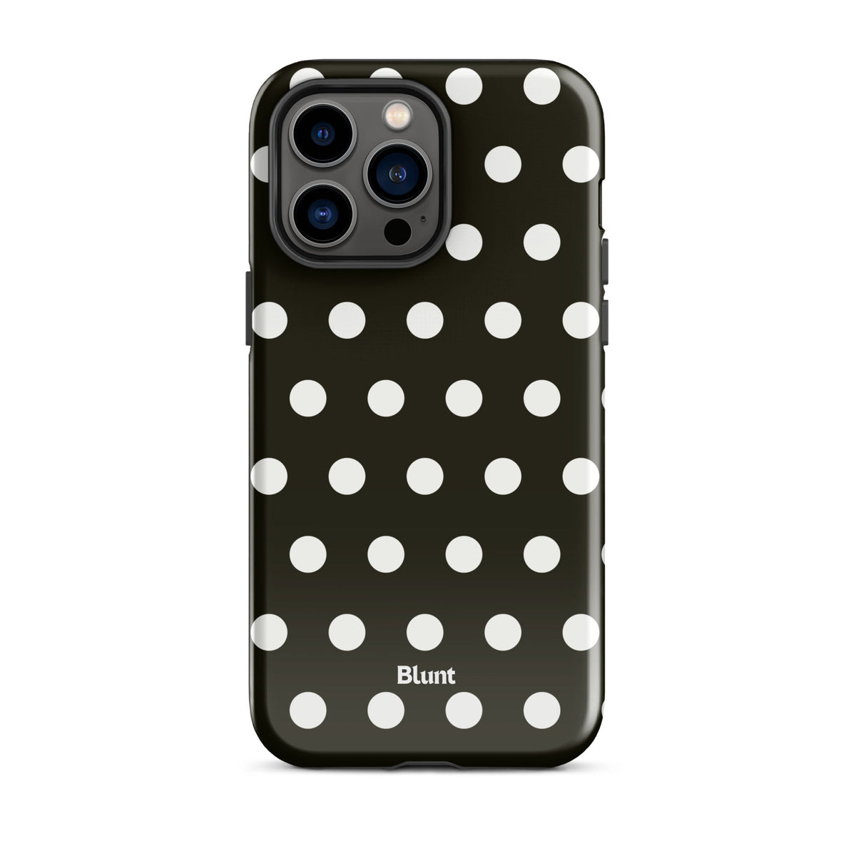 Noir Polka iPhone Case