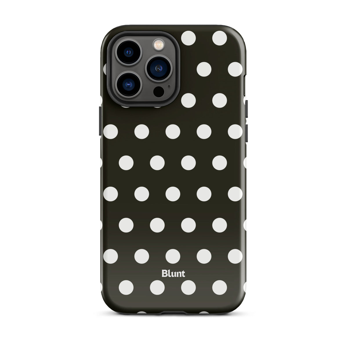 Noir Polka iPhone Case