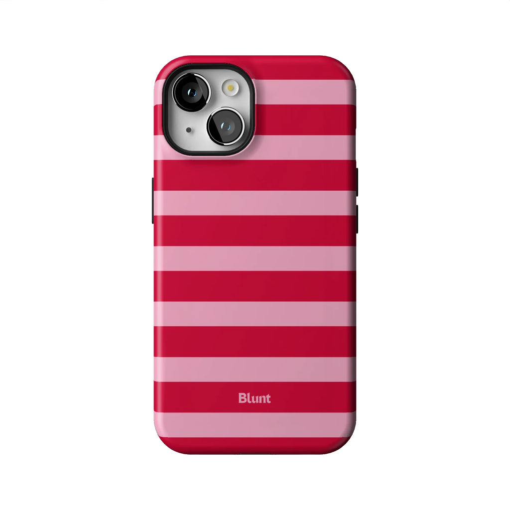 Cherry Stripe iPhone Case