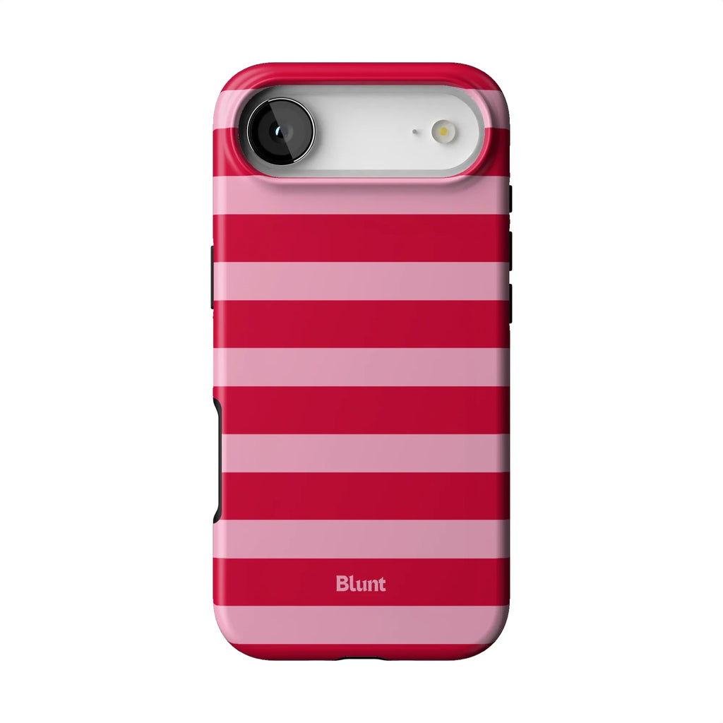 Cherry Stripe iPhone Case