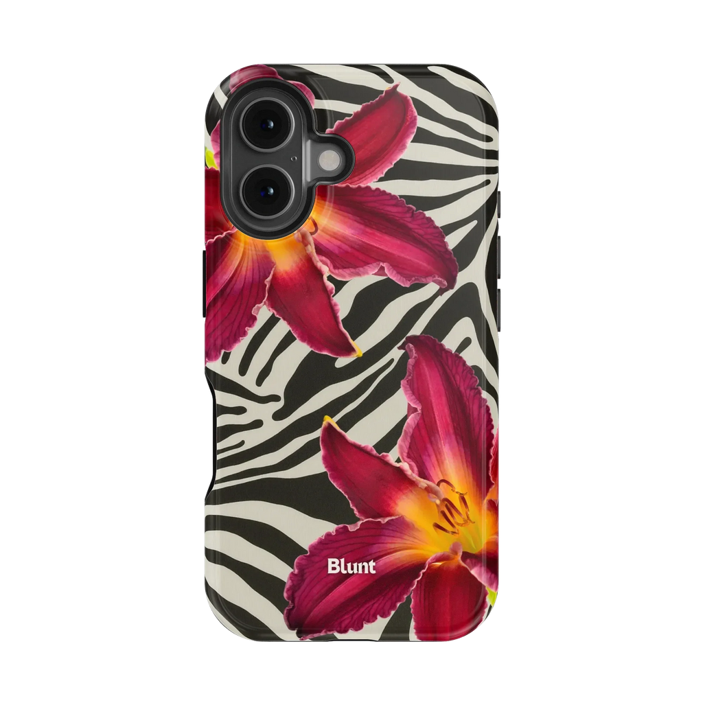 Zebra Lily iPhone Case