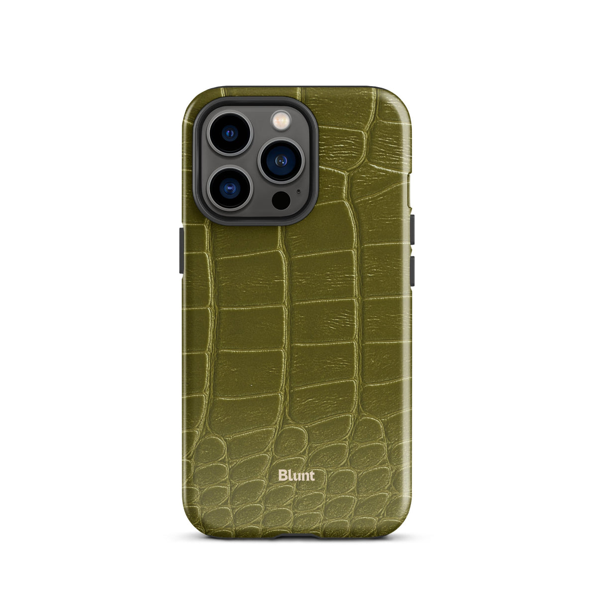 Olive Croc iPhone Case