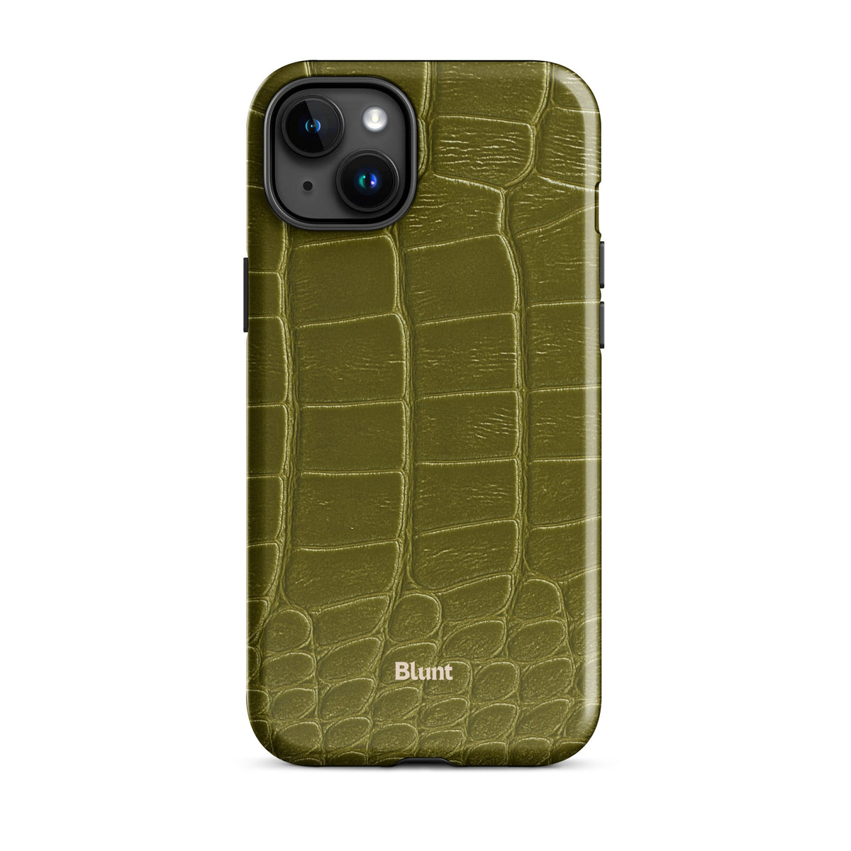 Olive Croc iPhone Case
