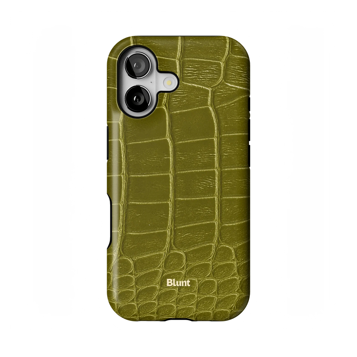 Olive Croc iPhone Case