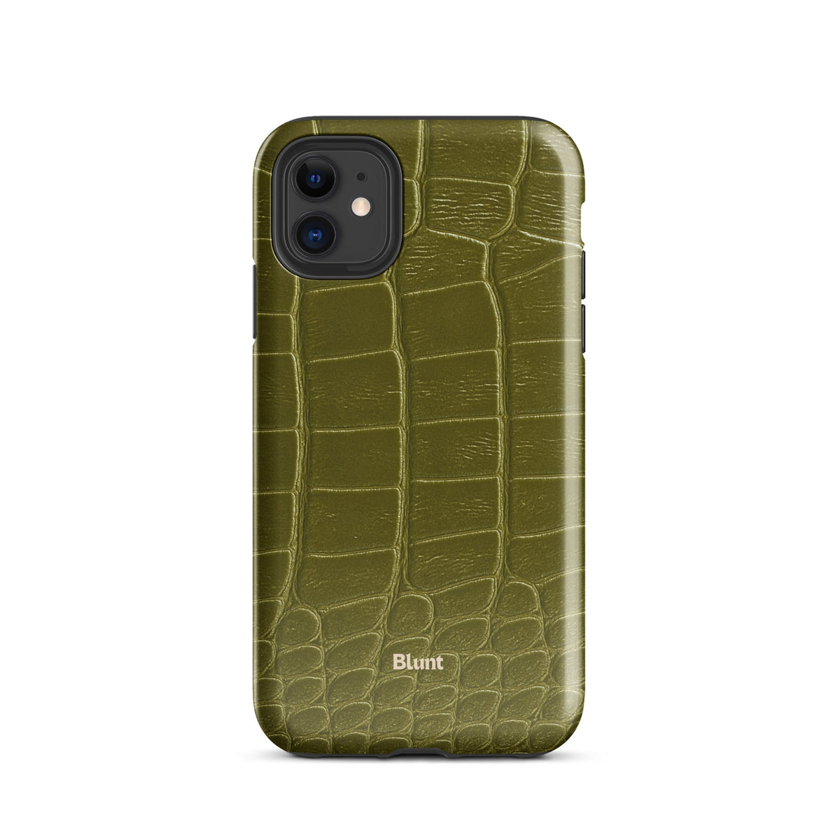 Olive Croc iPhone Case