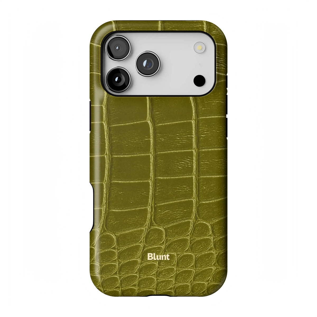 Olive Croc iPhone Case