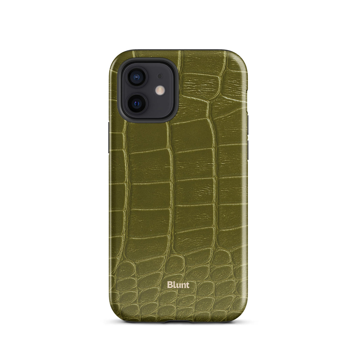 Olive Croc iPhone Case