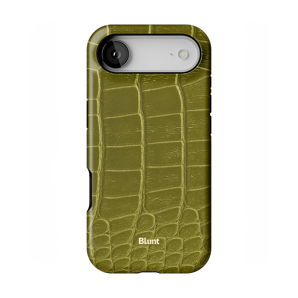 Olive Croc iPhone Case