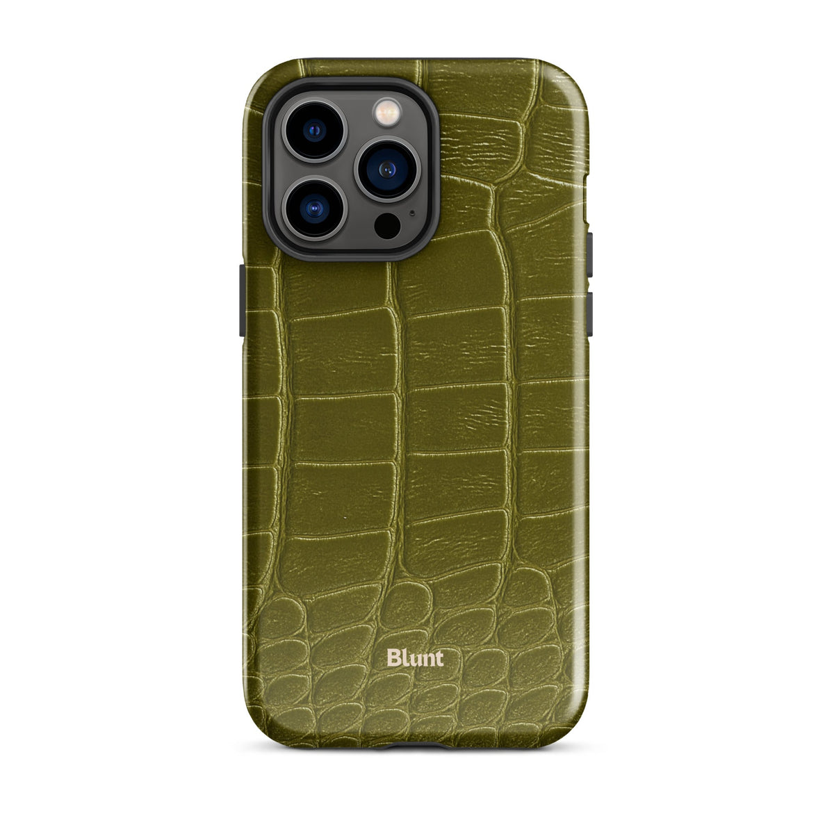 Olive Croc iPhone Case