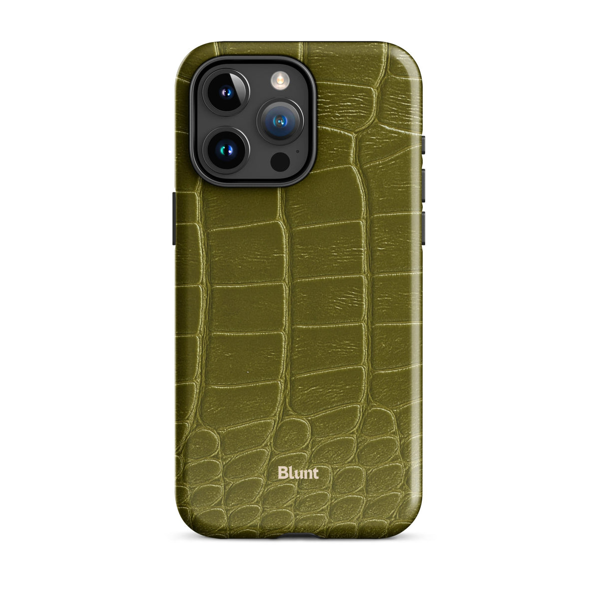 Olive Croc iPhone Case