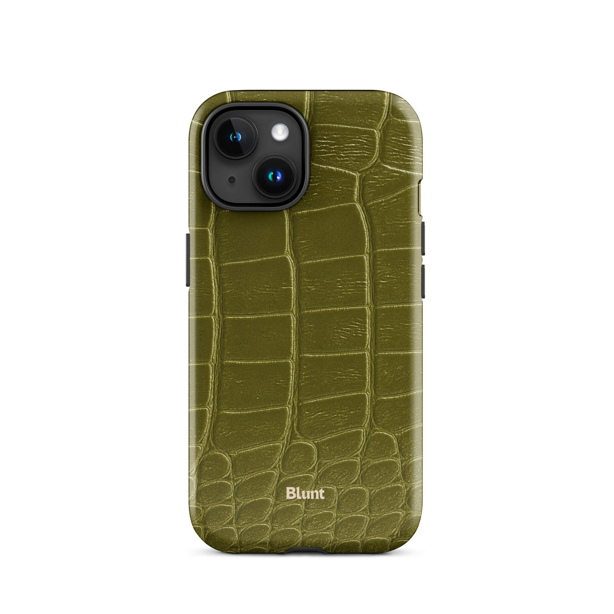 Olive Croc iPhone Case